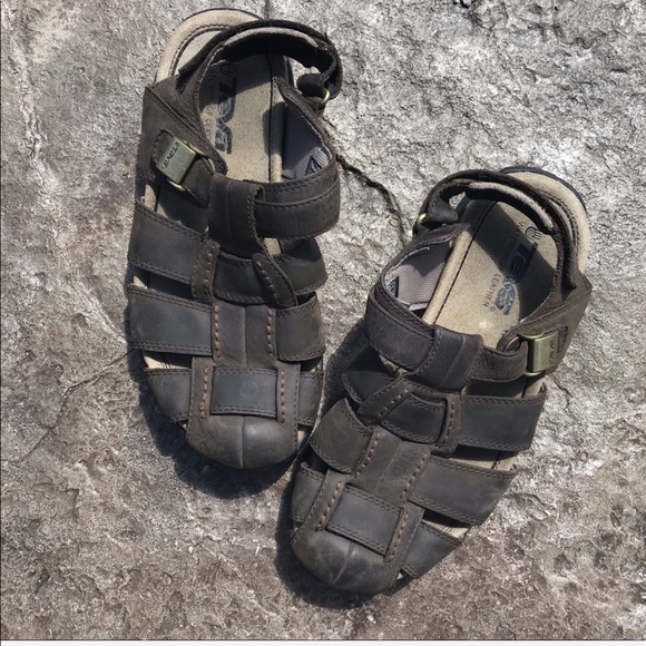 teva leather comfort sport sandals